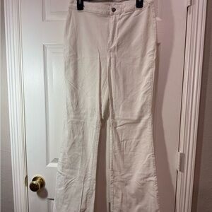 True Craft Off-White Corduroy Pants